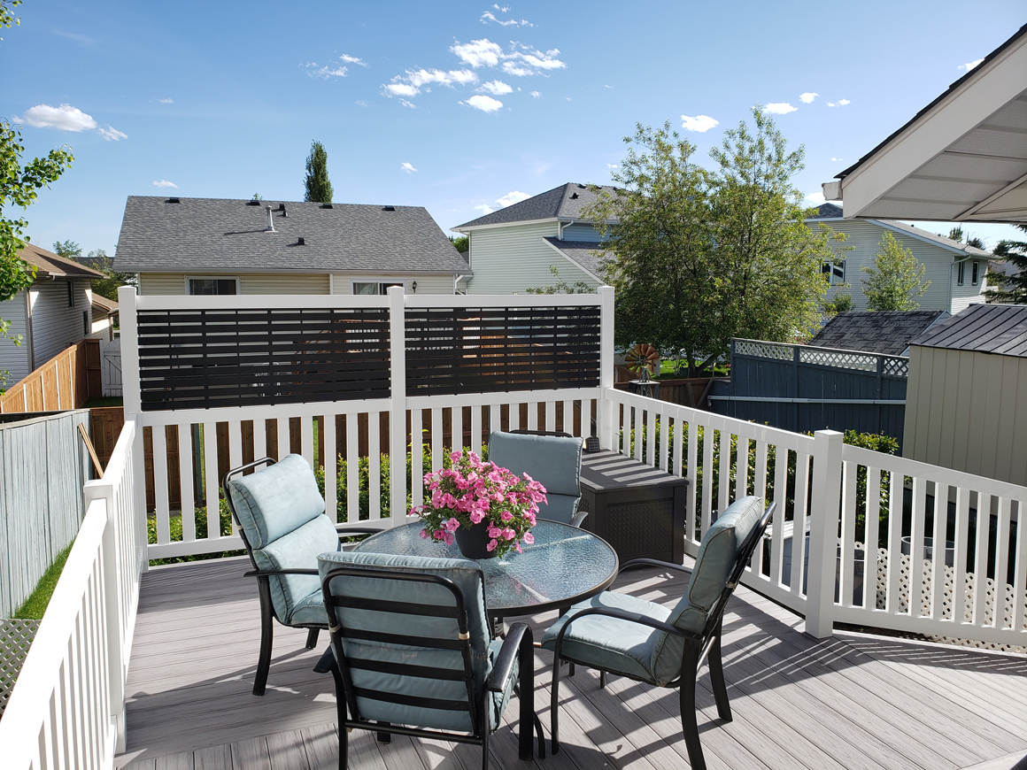 DLR vinyl decking vinyl railing