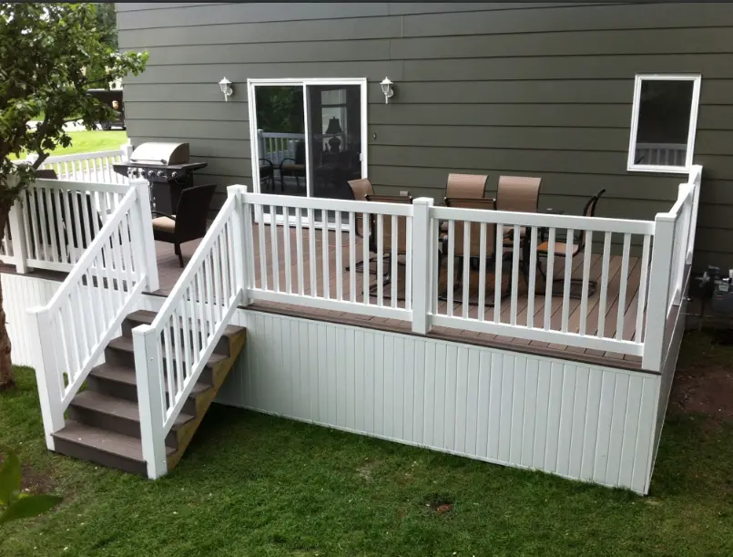 Vinyl railings